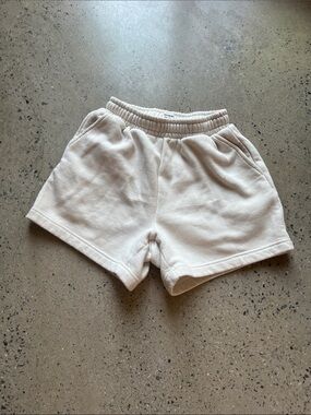 Cotton On Neutral Fleece High Rise Shorts